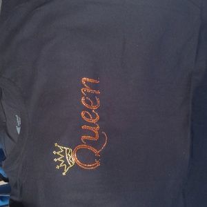 Homemade Black Queen T-shirt